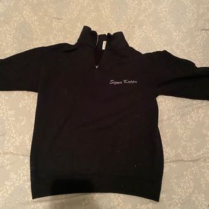 Sigma kappa embroidered quarter zip